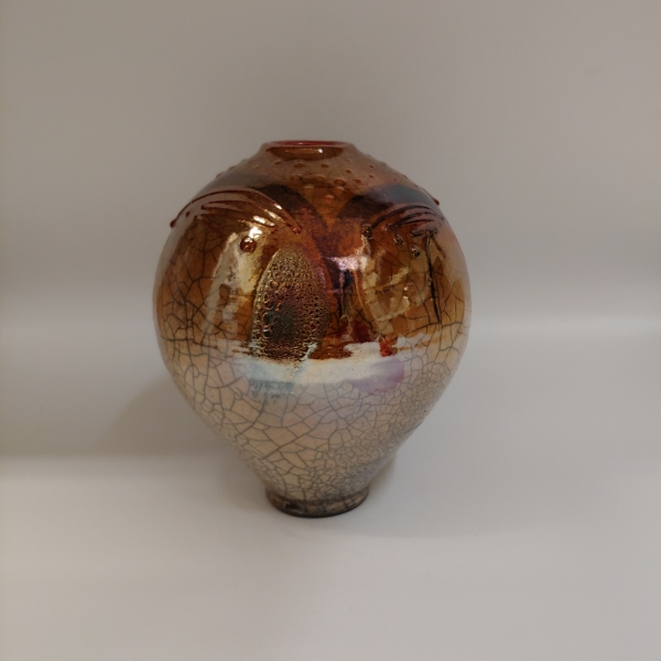 #220715 Raku Glitter Glaze $42 at Hunter Wolff Gallery